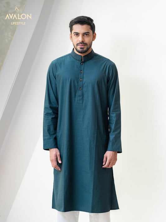 Mens' Panjabi- Sea Green